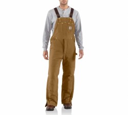 Men's Duck Bib Overall/Arctic Quilt Lined  *DISCONTINUED*
