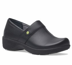Women's Camellia Black Leather