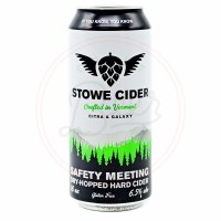 Safety Meeting - 16oz Can