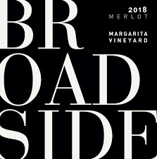 Broadside Margarita Vineyard Merlot  2018