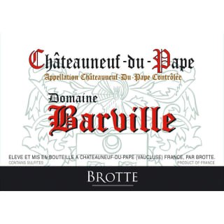 Brotte Domaine Barville Chateauneuf-du-Pape 2021 (750 ml)