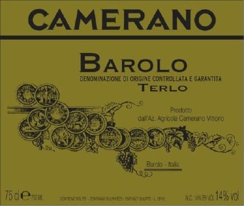Camerano Terlo Barolo DOCG 2015