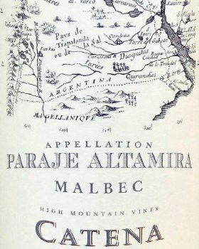 Bodegas Catena Zapata Paraje Altamira Malbec 2022