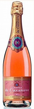 Charles de Cazanove Brut Rose Champagne (750 ml)