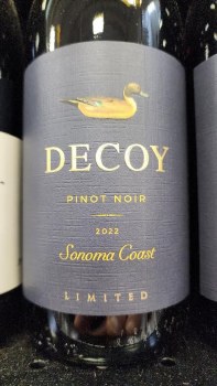 Decoy Sonoma Coast Limited Pinot Noir 2022