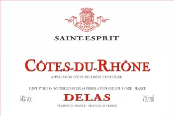 Delas Saint Esprit Cotes du Rhone 2017 750ml