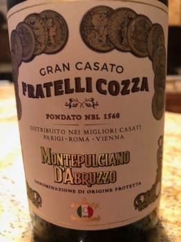 Fratelli Cozza Montepuciano DAbruzzo 2021 750 ml
