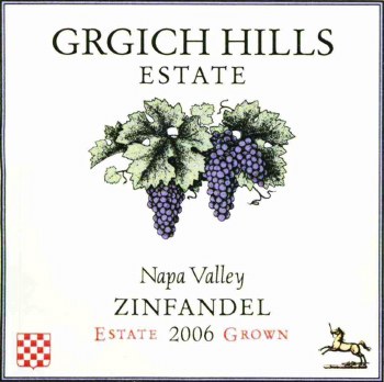 Grgich Hills Estate Napa Valley Zinfandel 2018