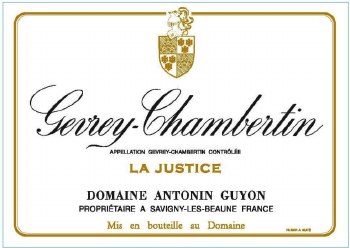 Domaine Antonin Guyon Gevrey Chambertin La Justice 2018 750ml