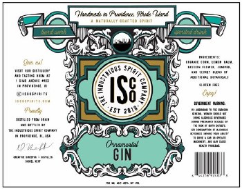 ISCO Naturally Crafted Ornamental Gin 750ml