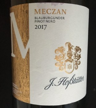 J Hofstatter Meczan Pinot Nero 2022