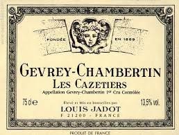 Louis Jadot Gevrey Chambertin Les Cazetiers Premier Cru 2019