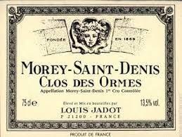 Louis Jadot Morey Saint Denis Clos Des Ormes 2019