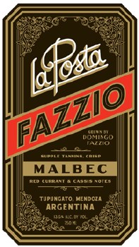 La Posta Fazzio Malbec 2018 750 ml