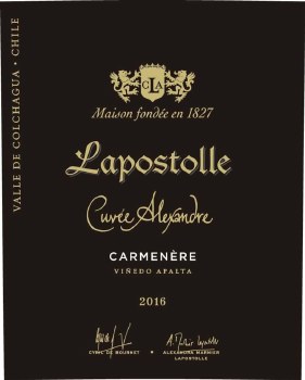 Lapostolle Cuvee Alexandre Carmenere 2016