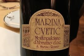 Marina Cvetic Montepulciano dAbruzzo Reserva 2020