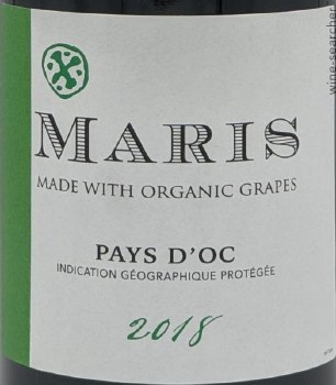 Maris Pays D'Oc Organic Blend 2018 750ml