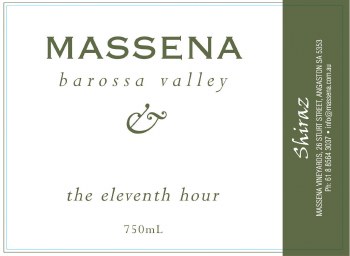 Massena The Eleventh Hour Shiraz 2005