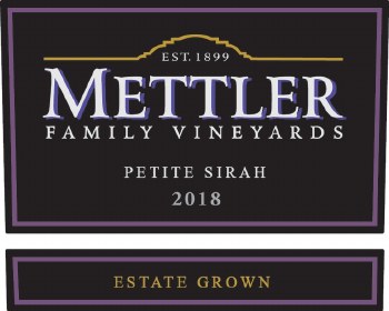 Mettler Family Vineyards Petite Syrah 2019  (750 ml)