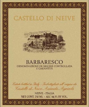 Castello di Neive Barbaresco DOCG 2019
