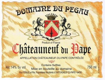Domaine Du Pegau Chateauneuf du Pape 2019