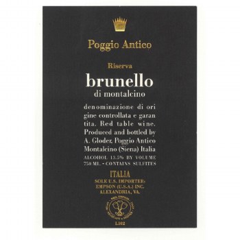 Poggio Antico Riserva Brunello di Montalcino 2016 (750 ml)