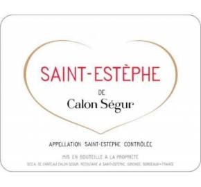 Saint Estephe de Calon Segur 2018 750ml