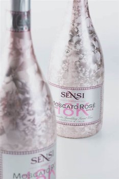 Sensi Moscato Rose 18K Pure Gold 750 ml
