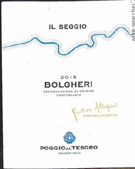 Poggio al Tesoro Il Seggio Bolgheri DOC 2019