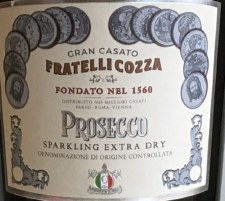 Fratelli Cozza Sparkling Extra Dry Prosecco 750ml