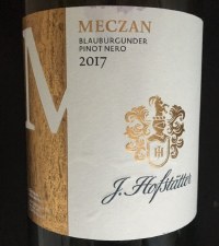 J Hofstatter Meczan Pinot Nero 2022