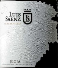 Luiz Saenz Tempranillo Rioja 750ml