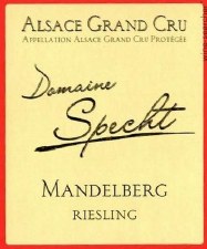 Domaine Specht Alsace Grand Cru Mandelberg Riesling 2019
