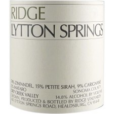 Ridge Lytton Spirngs Zinfandel Blend 2019 750 ml