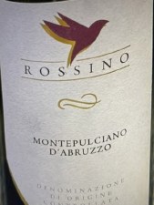 Rossino Montepulciano DAbruzzo DOC 2022