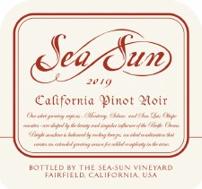 Sea Sun Pinot Noir 2019 750ml