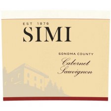 SIMI Sonoma County Cabernet Sauvignon 2018 750 ml