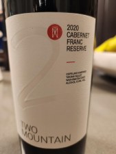 Two Mountain Yakima Valley Cabernet Franc Reserve 2022 750 ml