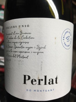 Unio Cellars Perlat Do Montsant 2017 750ml