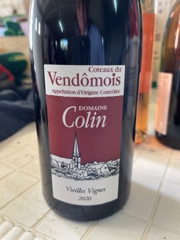 Coteaux du Vendomois Domaine Colin Vieilles vignes 2021