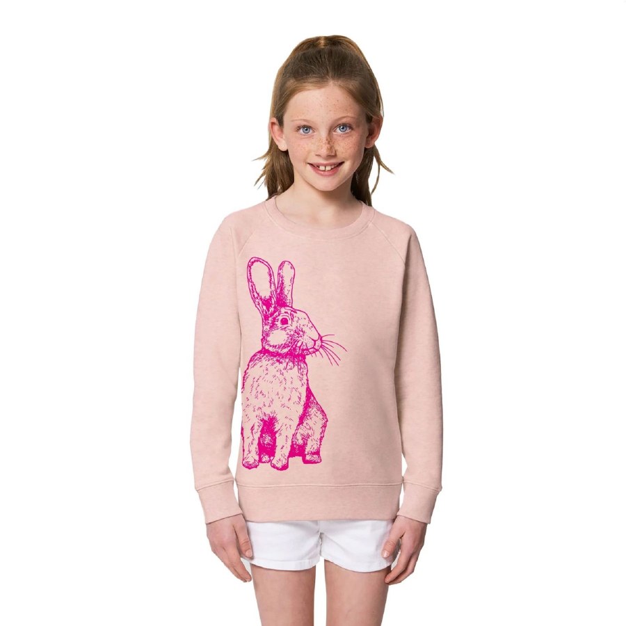 Fauna Kids Sweatshirt Rabbit Pink