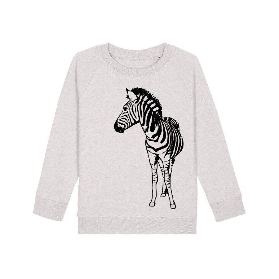 Fauna Kids Sweatshirt Zebra Cream