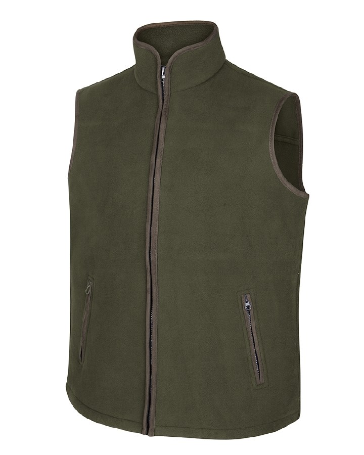 Hoggs Woodhall Fleece Gilet XXL Olive