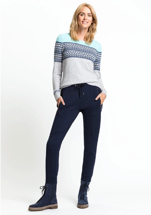 Olsen Lisa Jersey Trousers Jodphur Style