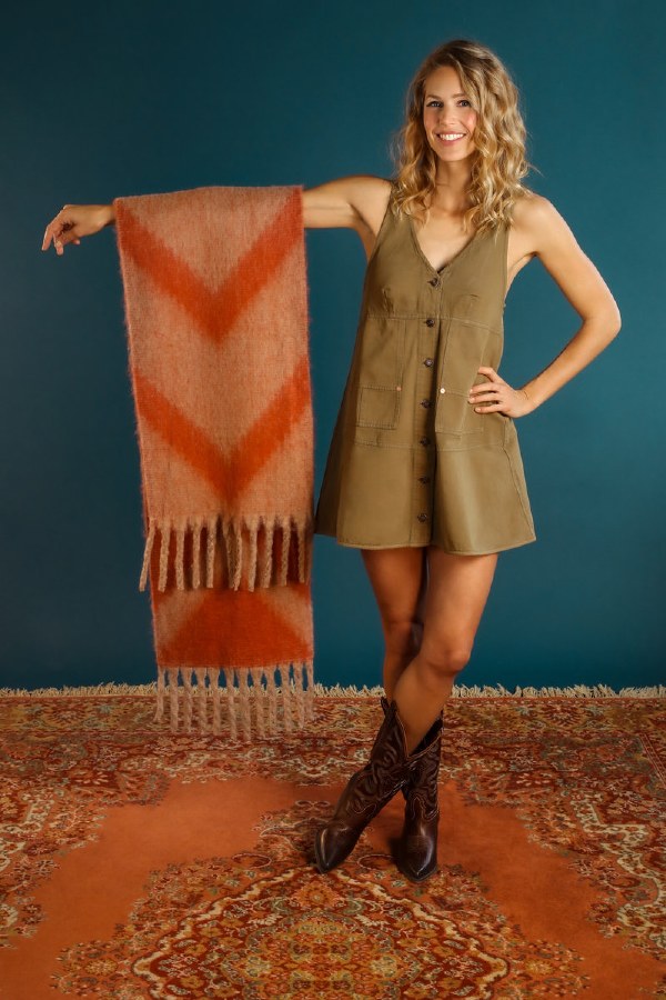 Powder Ciara Cosy Chevron Scarf