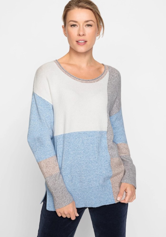 Olsen Block Colour Jumper - Fishers