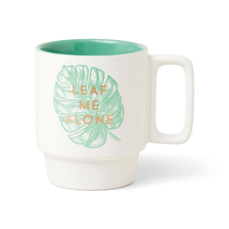 Vintage Sass Mug Leaf Me Alone