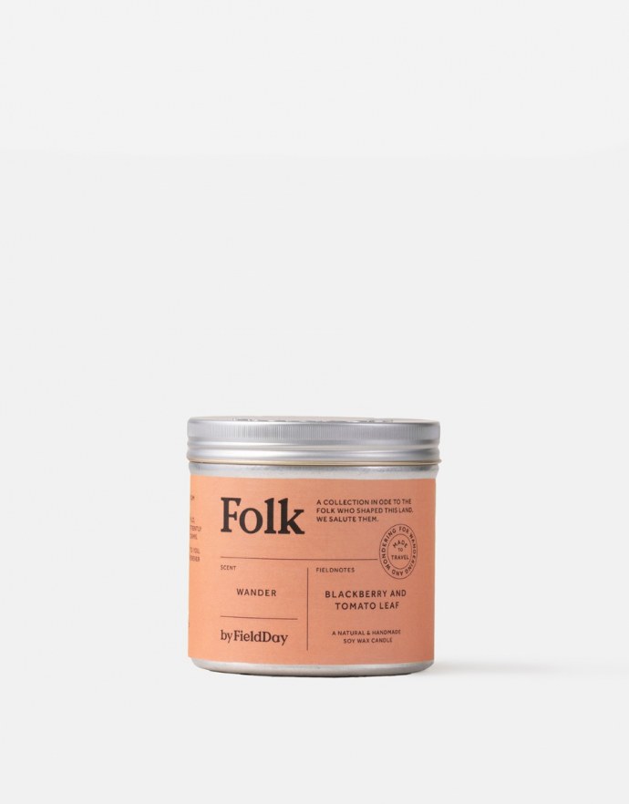 Field Day Folk Tin Candle Wander