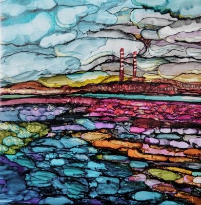 Moody Hues Print Poolbeg Stack