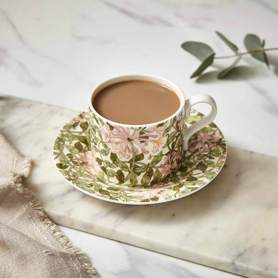 Morris & Co Tea Cup & Saucer Honeysuckle